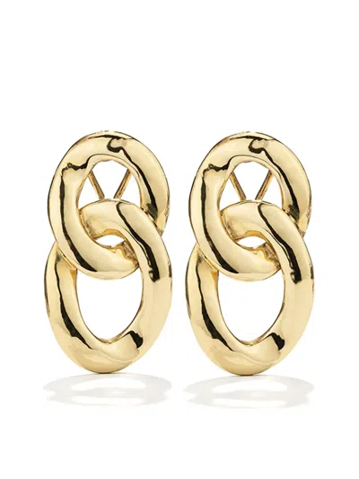Goossens Lhassa Clip-on Earrings In Gold