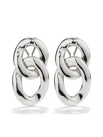 Goossens Lhassa Clip-on Earrings In Neutral