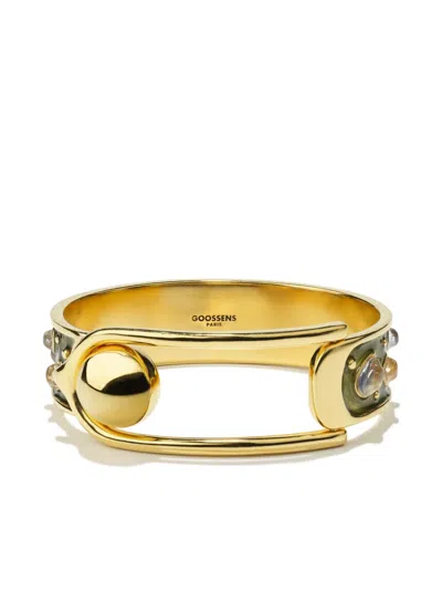 Goossens Logo-engraved Bracelet In Gold