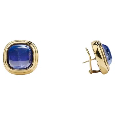 Pre-owned Goossens Paris Renaissance Maine Rock Crystal Earrings In Multi