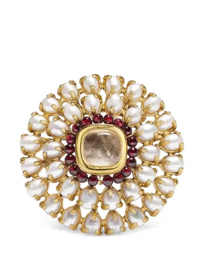 Goossens Perles Baroques Brooch In Gold