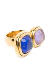 Goossens Renaissance Double Ring In Blue