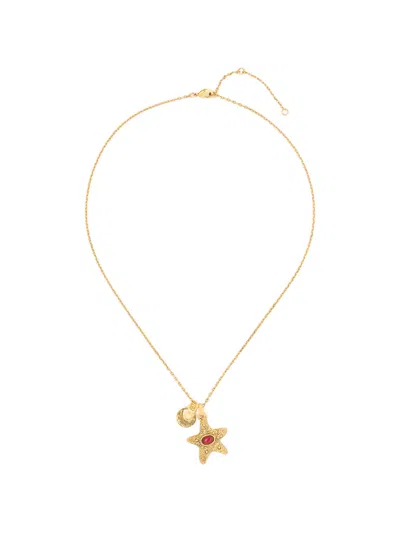 Goossens Shooting Star Necklace In Gold