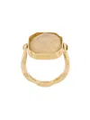 Goossens Square Cabochons Ring In Gold