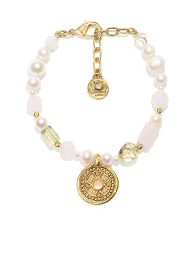 Goossens Syracuse Medal Bracelet In Gold