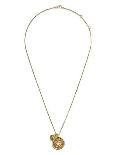 Goossens Syracuse Medal Necklace In Metallic