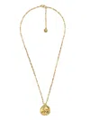 Goossens Talisman Astro Capricorn Necklace In Gold