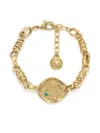 Goossens Talisman Astro Libra Bracelet In Gold