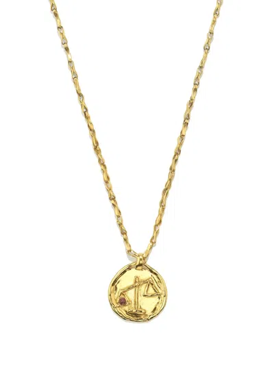 Goossens Talisman Astro Libra Necklace In Gold