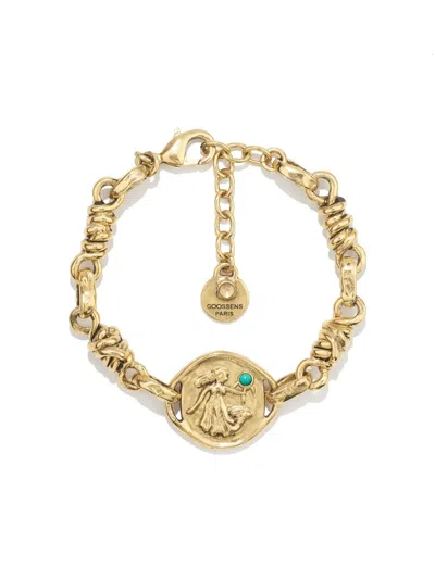 Goossens Talisman Astro Virgo Bracelet In Gold