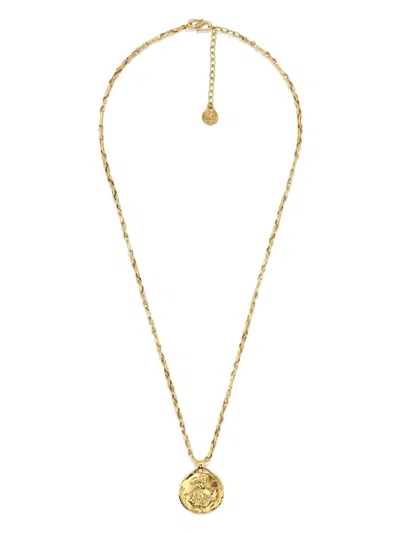 Goossens Talisman Astro Virgo Necklace In Gold