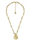Goossens Talisman Cancer Medal Necklace In Gold