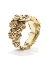 Goossens Talisman Poppy Flower Ring In Gold
