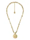 Goossens Gold Sagittarius Talisman Necklace