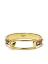Goossens Thin Boucle Bracelet In Gold