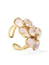 Goossens Toi & Moi Clover Gold-plated Ring In Gold