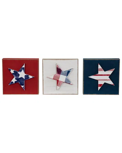 Gordon Companies Northlight Wooden Plaques In Red