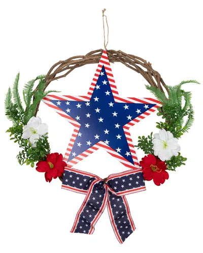 Gordon Companies Northlight Wreath In Blue