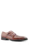Gordon Rush Brayden Double Monk Strap Shoe In Brown