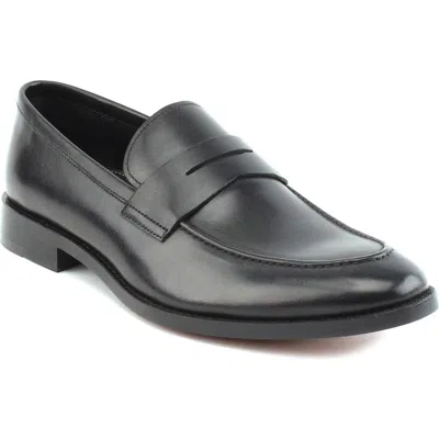 Gordon Rush Henderson Penny Loafer In Black