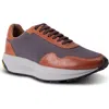 Gordon Rush Lancaster Sneaker In Cognac/grey