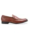 Gordon Rush Men's Avery Leather Penny Loafers In Cognac