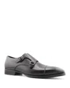 Gordon Rush Brayden Double Monk Strap Shoe In Black