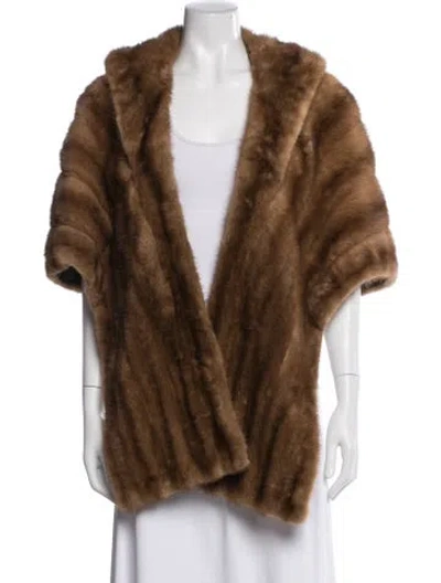 Pre-owned Gordon's Furs Fur Coat In Brown
