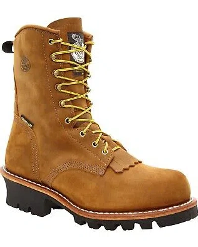 Pre-owned Gore-tex Georgia Boot Men's Insulated  Waterproof Logger Work Steel Toe - G9382 In Brown