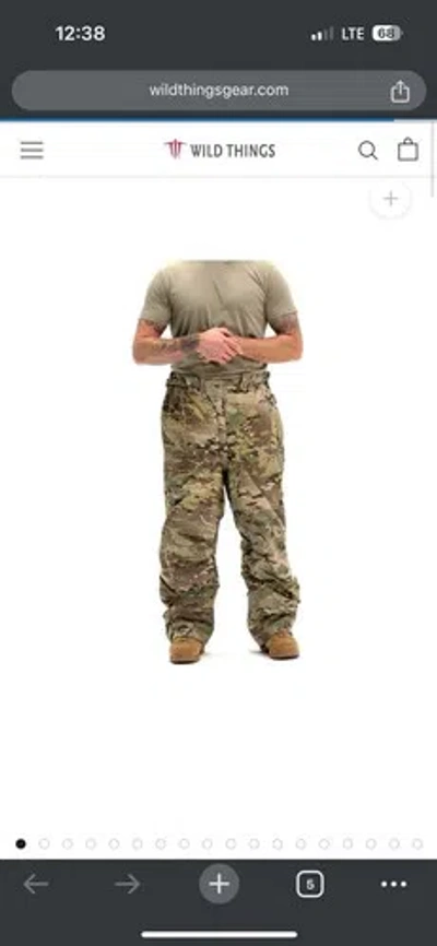 Pre-owned Gore-tex Goretex, Gorepyrad, Multicam, Ocp, Wildthings, Shell Fabric, Pants In Multicolor