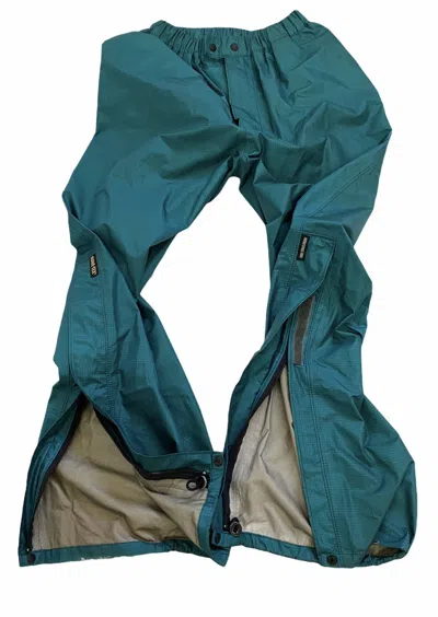 Pre-owned Goretex X Heritage Research Grailheritage Goretex Nylon Gabardine Track Pants Trousers In Green