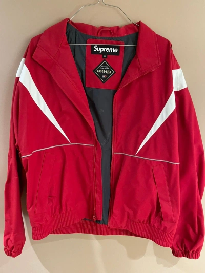 Pre-owned Goretex X Supreme Goretex Red Split Jacket Medium