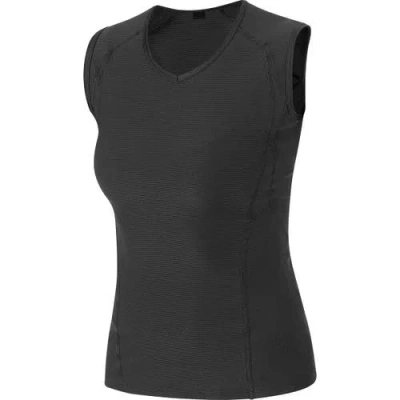 Gorewear Base Layer Sleeveless Shirt In Black