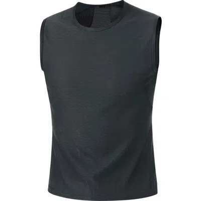 Gorewear Base Layer Sleeveless Shirt In Black