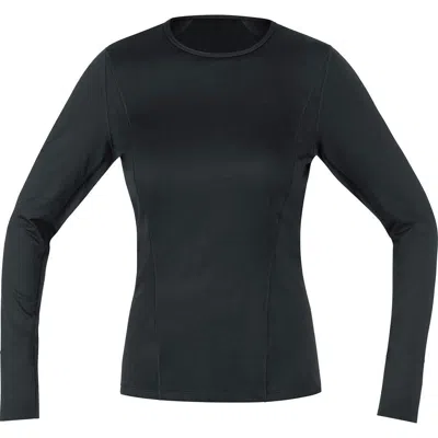 Gorewear Base Layer Thermo Long Sleeve Shirt In Black