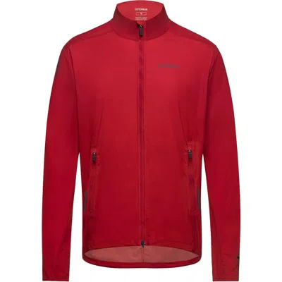 Gorewear Concurve 3d Graphic Windbreaker In Red