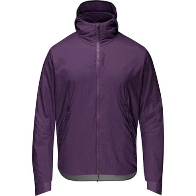 Gorewear Concurve Windstopper Insulated Hooded Jacket In Purple