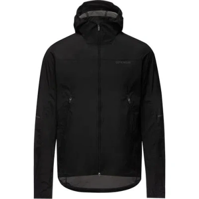 Gorewear Fernflow Hooded Windbreaker In Black