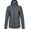 Gorewear Fernflow Hooded Windbreaker In Gray