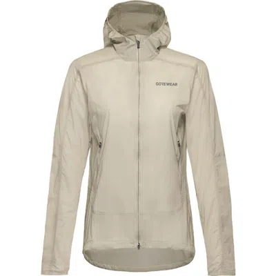 Gorewear Fernflow Hooded Windbreaker In Green