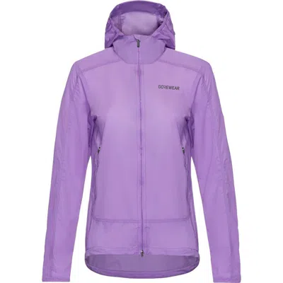 Gorewear Fernflow Hooded Windbreaker In Purple