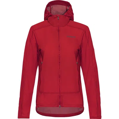 Gorewear Fernflow Hooded Windbreaker In Red