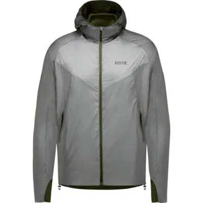 Gorewear R5 Gore-tex Infinium Insulated Jacket In Lab Gray/utility Green