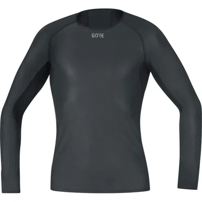 Gorewear Windstopper Base Layer Long Sleeve Shirt In Black