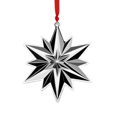 Gorham 2019 Snowflake Sterling Holiday Shaped Ornament In Silver