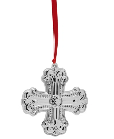 Gorham 2025 Sterling Silver Cross Ornament, 12th Edition