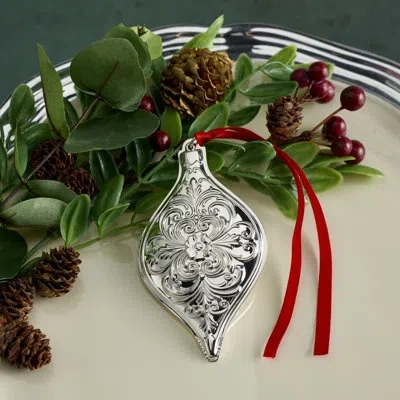 Gorham 2026 Chantilly Ornament - 19th Edition In Silver