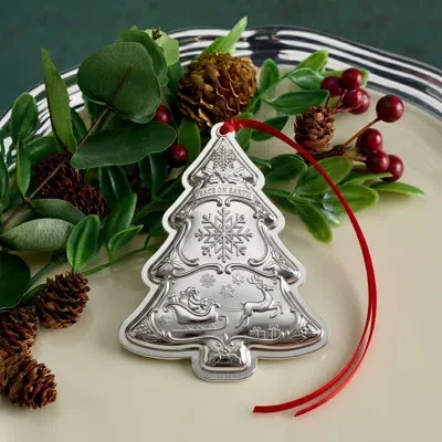 Gorham 2026 Sterling Christmas Tree Ornament - 10th Edition In Silver