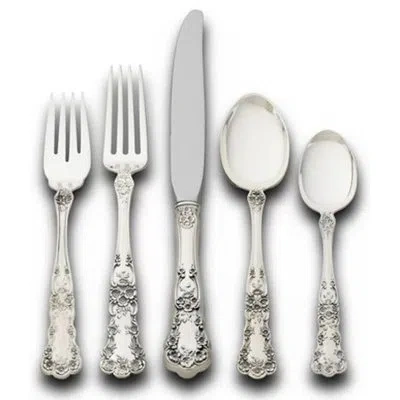 Gorham 5-piece Sterling Silver Flatware Set, Service For 1