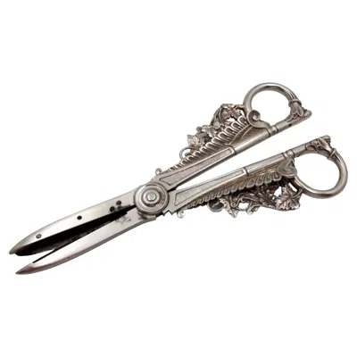 Pre-owned Gorham Aesthetic Ornate Grape Shears, Sterling Silver By  Silversmiths, Circa 1 In Purple